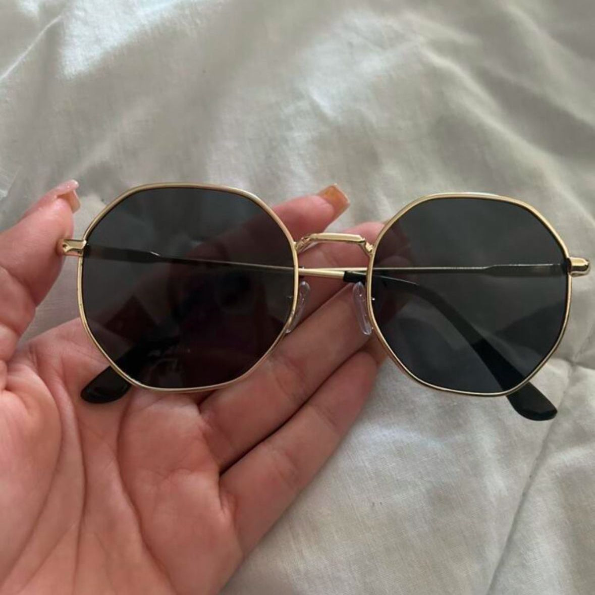 Gafas Hexagonales De Lujo Tipo Ray-Ban® Unisex😍
