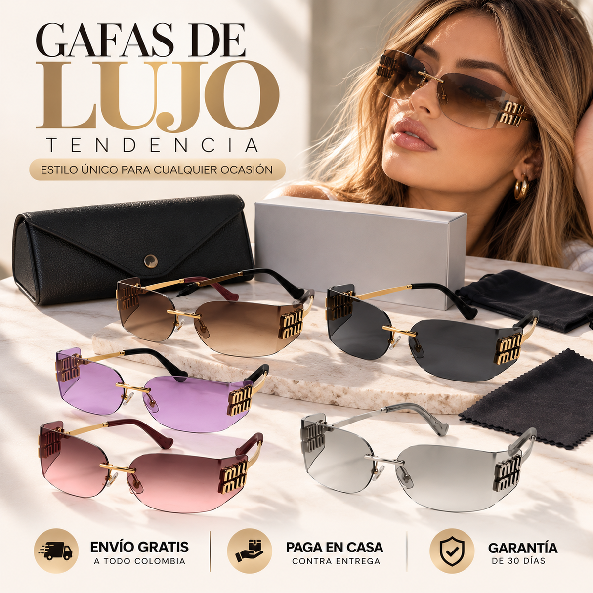 😍Gafas de Sol Premium – Elegancia en cada mirada✨